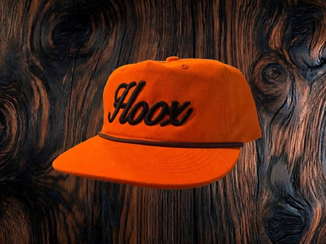 Blaze Orange/Black Rope Hat