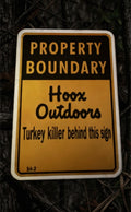 Property Boundary Decal